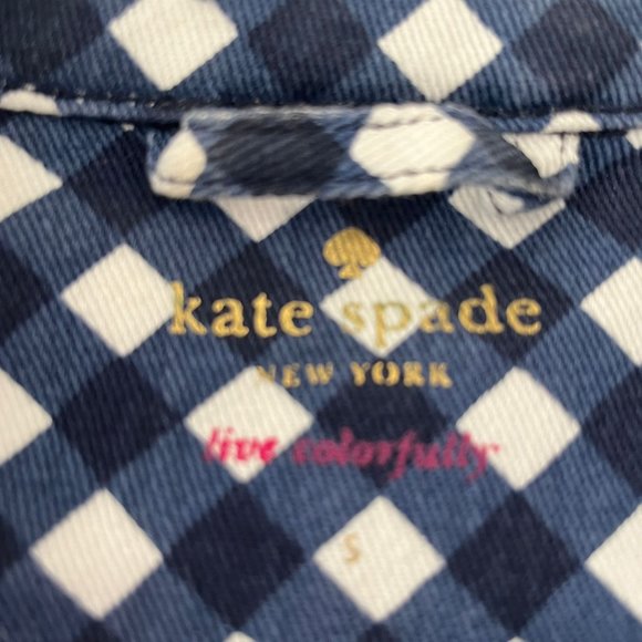 Kate Spade Gingham Denim Jacket - Picture 5 of 6